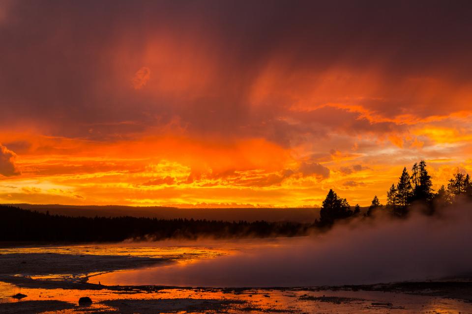 Yellowstone Sunset